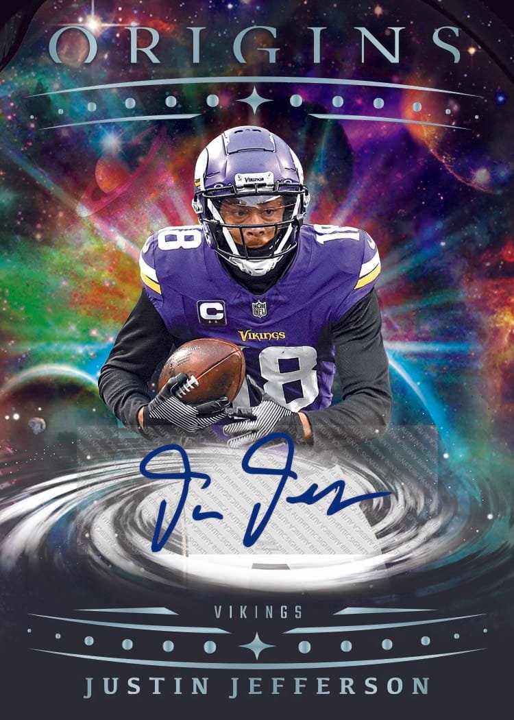 2025 Panini Origins Football - Justin Jefferson Autograph Sports Card