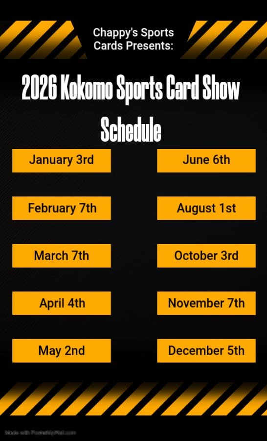 Chappy's Sports Cards Presents the 2026 Kokomo Sports Card Show