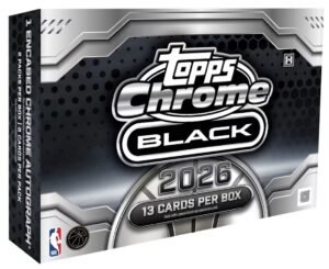 2025-26 Topps Chrome Black Basketball Hobby Box