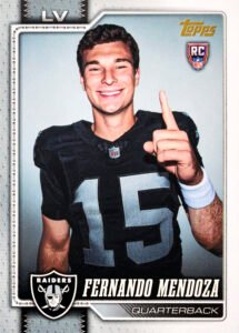 2026 Topps Flagship Football - Golden Mirror Rookie Image Variation - Fernando Mendoza
