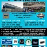 The Carmel Card Show 2nd Anniversary Sports Card and Pokemon Show on Friday 10/23/26 and Saturday 10/24/26 in Carmel, Indiana