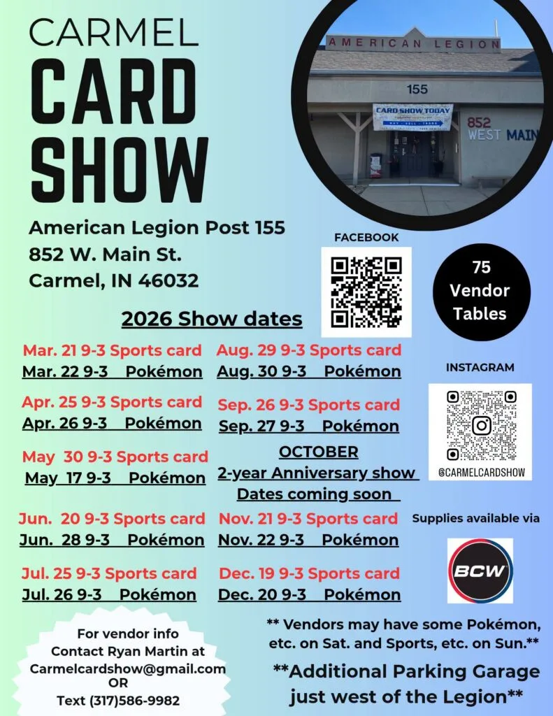 Carmel Card Show - Sports Cards