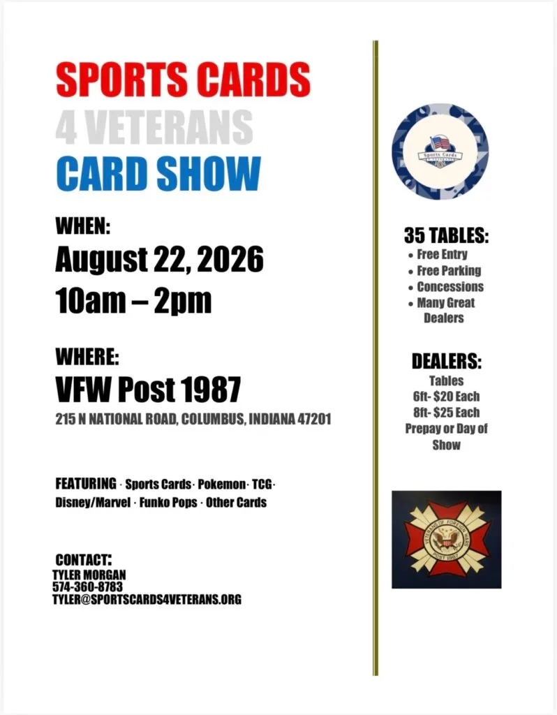 Sports Cards 4 Veterans Card Show