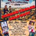 Clark & Floyd County Sports Cards and TCG Collectible Show Event Flyer - August 23, 2026 - Indiana