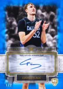 2025-26 Topps Definitive Basketball - Cooper Flagg Blue Parallel Autograph